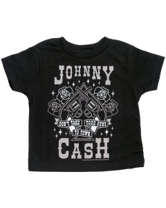 Johnny Cash T-shirt til baby | Guns
